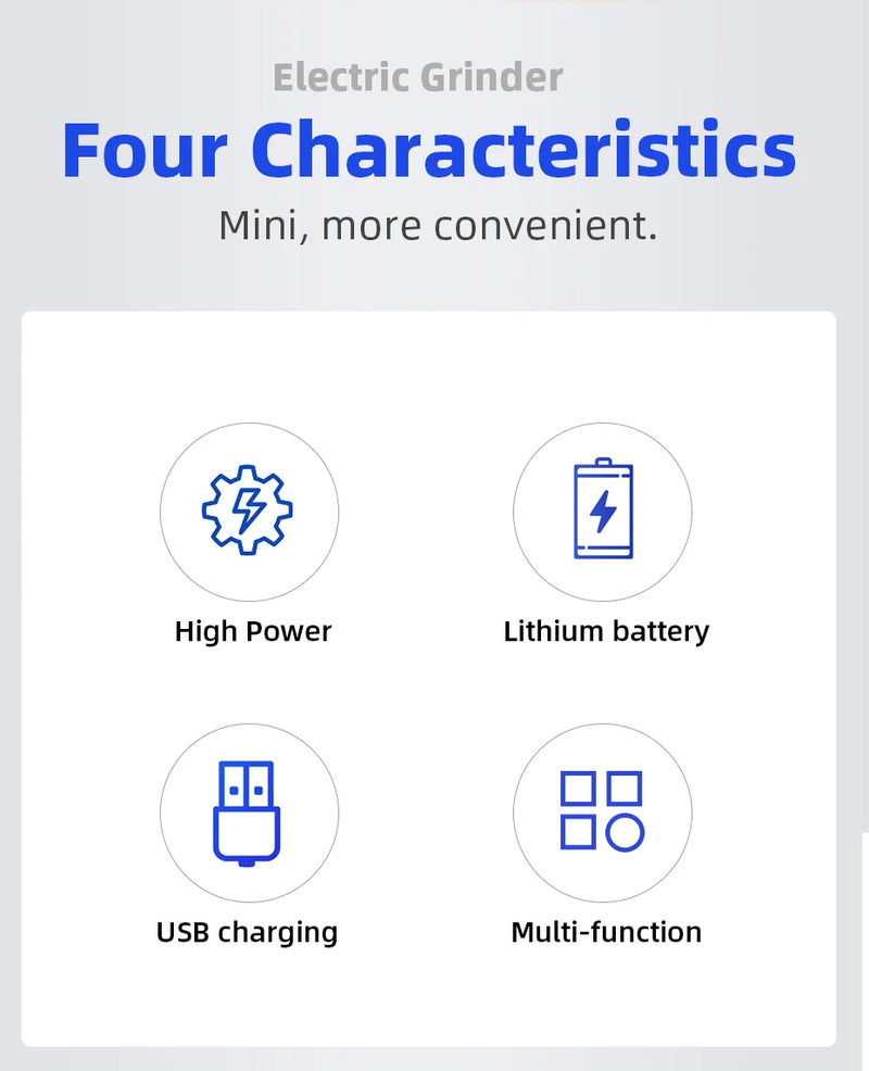 Mini Furadeira Elétrica sem Fio Carregador USB